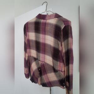Lucky Brand plaid button down shirt (small)